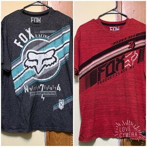 Fox Premium Heather Gray Tee set 2 pieces